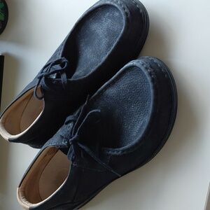 Birkenstock Men's  Black Suede Leather Oxfords Size 43